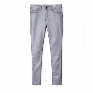 Rag & Bone Metallic Skinny Legging Jeans Steel Coated Denim Size 30 Made in USA